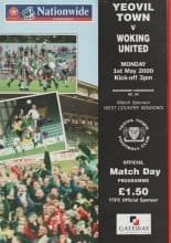 Yeovil Town v Woking  01-May-2000