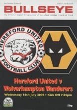 Hereford United v Wolverhampton Wanderers  16-Jul-2008