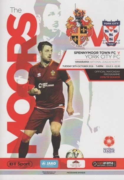 Spennymoor Town v York City 30-Oct-2018
