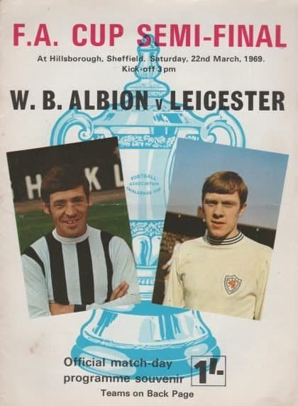 West Bromwich Albion v Leicester City 22-Mar-1969