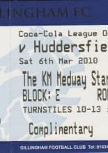 Gillingham v Huddersfield Town 06-Mar-2010