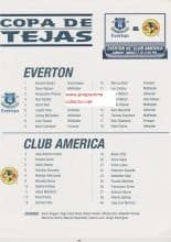 Club America v Everton 01-Aug-2004