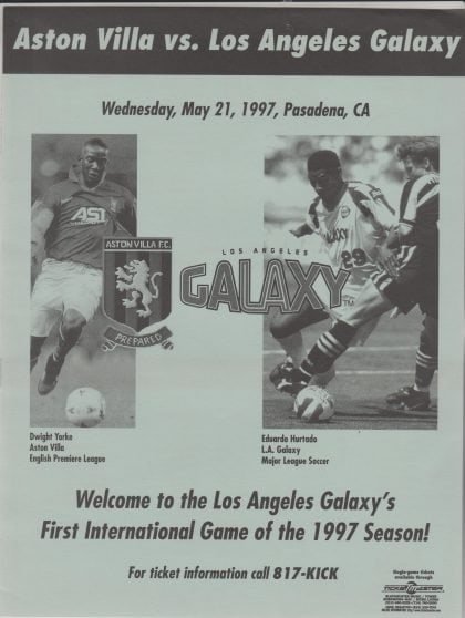 LA Galaxy v Aston Villa 21-May-1997