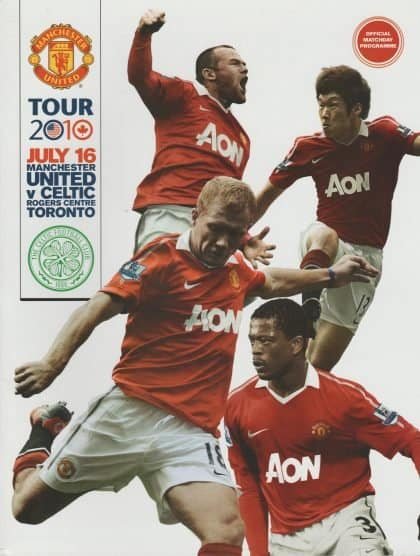 Manchester United v Glasgow Celtic 16-Jul-2010