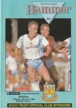 West Ham United v Arsenal 12-Apr-1988