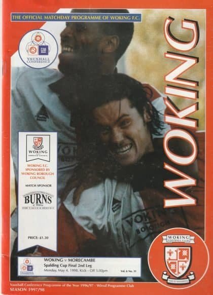Woking v Morecambe 04-May-1998