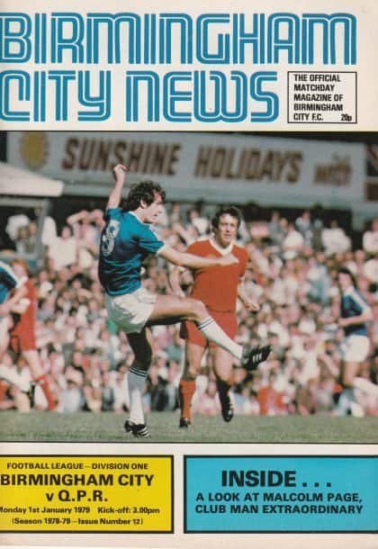 Birmingham City v Queens Park Rangers 01-Jan-1979