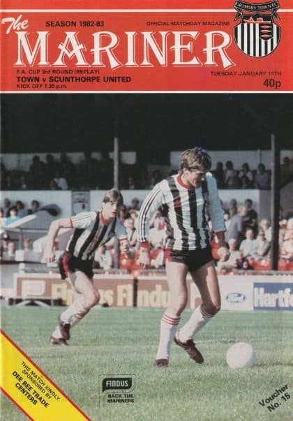 Grimsby Town v Scunthorpe United 11-Jan-1983