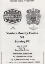 Ventura County Fusion v Burnley  21-Jul-2009