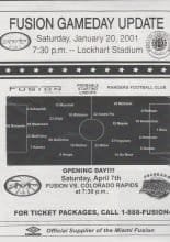Miami Fusion v Glasgow Rangers  20-Jan-2001