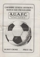 Ashton United v Accrington Stanley 26-Sep-1981