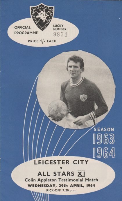 Leicester City v All Stars XI  29-Apr-1964