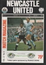 Newcastle United v Arsenal 12-Nov-1988