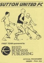 Sutton United v Arsenal 12-Dec-1989