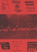 Stevenage Borough v Arsenal 28-Jul-1990