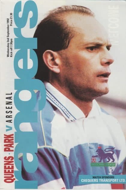 Queens Park Rangers v Arsenal  02-Sep-1992