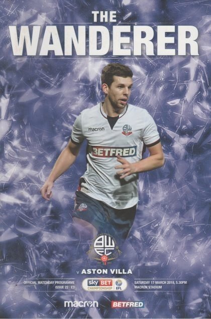 Bolton Wanderers v Aston Villa  17-Mar-2018