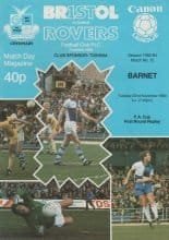Bristol Rovers v Barnet  22-Nov-1983