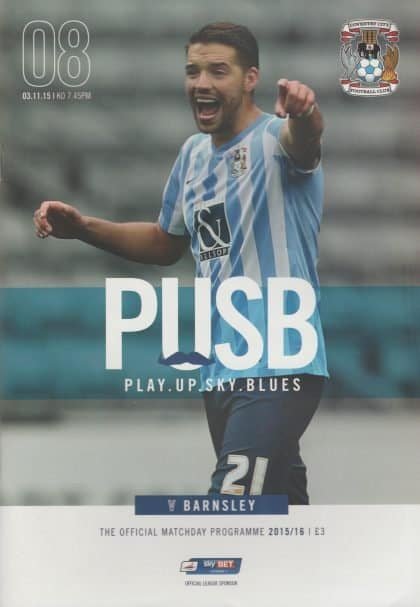 Coventry City v Barnsley 03-Nov-2015