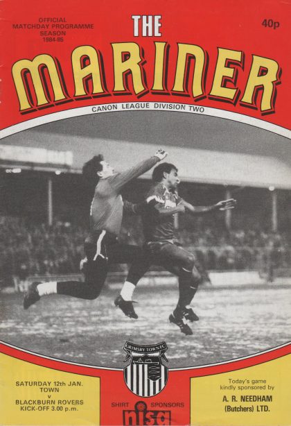 Grimsby Town v Blackburn Rovers 12-Jan-1985