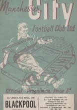 Manchester City v Blackpool 23-Apr-1955
