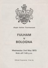 Fulham v Bologna 02-May-1973
