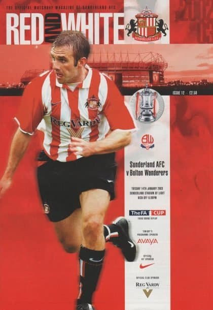 Sunderland v Bolton Wanderers 14-Jan-2003