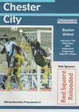 Chester City v Boston United 15-Sep-2001