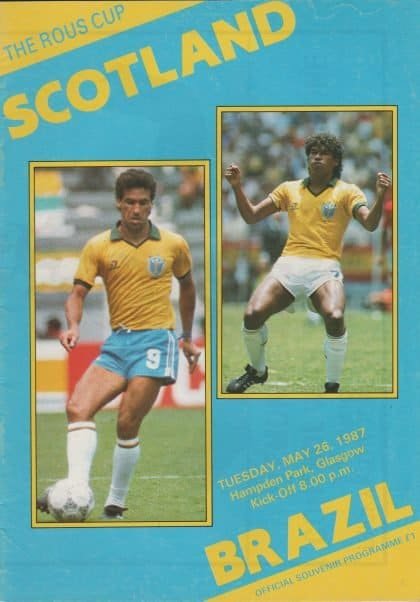 Scotland v Brazil 26-May-1987