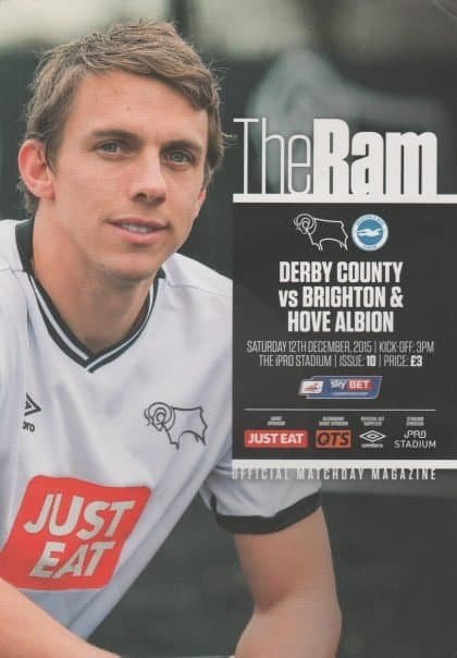 Derby County v Brighton and Hove Albion 12-Dec-2015