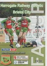 Harrogate Railway Athletic v Bristol City 08-Dec-2002