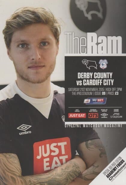 Derby County v Cardiff City 21-Nov-2015