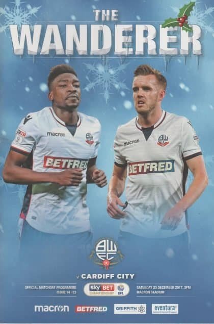 Bolton Wanderers v Cardiff City 23-Dec-2017