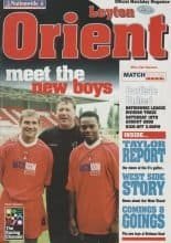 Leyton Orient v Carlisle United 19-Aug-2000