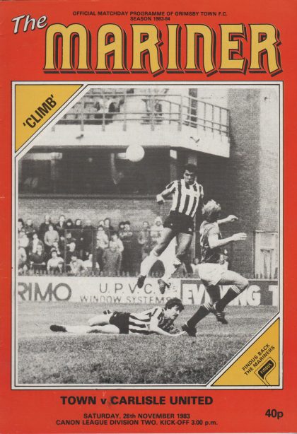 Grimsby Town v Carlisle United 26-Nov-1983