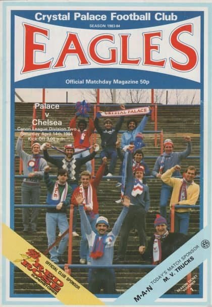 Crystal Palace  v Chelsea 14-Apr-1984
