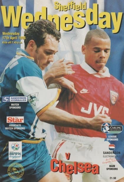 Sheffield Wednesday v Chelsea 17-Apr-1996