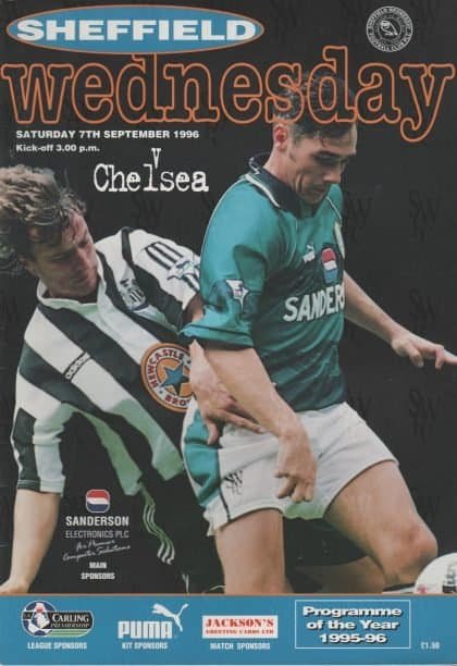 Sheffield Wednesday v Chelsea 07-Sep-1996