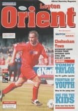 Leyton Orient v Cheltenham Town 28-Apr-2001