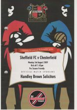 Sheffield v Chesterfield 03-Aug-2009
