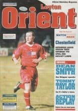 Leyton Orient v Chesterfield 07-Apr-2001