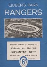 Queens Park Rangers v Coventry City 22-May-1963
