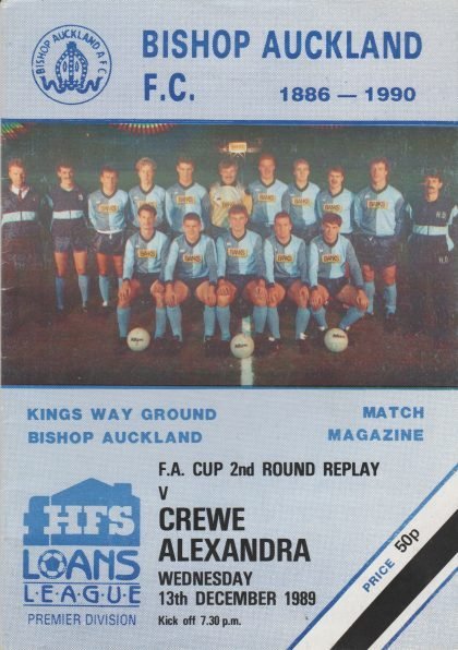Bishop Auckland v Crewe Alexandra 13-Dec-1989