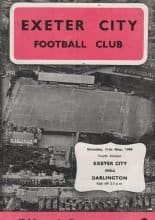 Exeter City v Darlington 11-May-1968