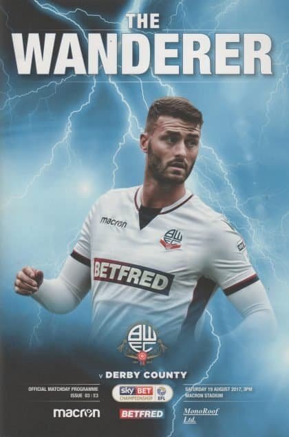 Bolton Wanderers v Derby County 19-Aug-2017