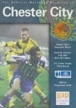 Chester City v Doncaster Rovers  15-Jan-2001
