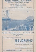 Dundee v Dunfermline Athletic 04-Mar-1961