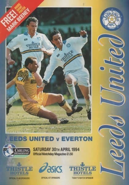 Leeds United v Everton   30-Apr-1994