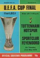 Tottenham Hotspur v Feyenoord 21-May-1974