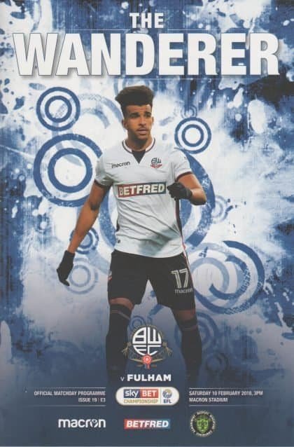 Bolton Wanderers v Fulham 10-Feb-2018